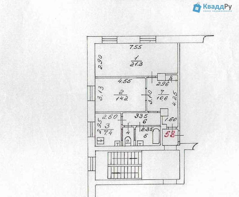 Продам 2-комнатную квартиру в Москве в СЗАО, Щукино, Маршала Бирюзова улица, 16