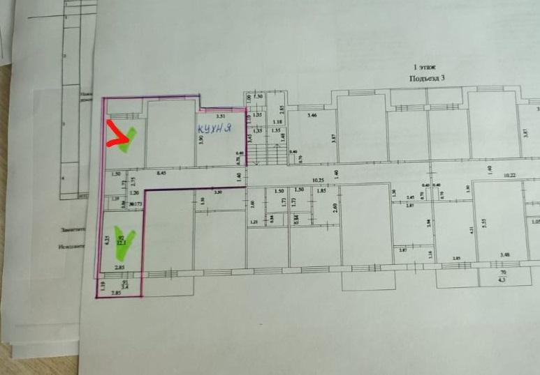 Продам комнату в Уфе в Ленинском р-не, Лётчиков улица, 5