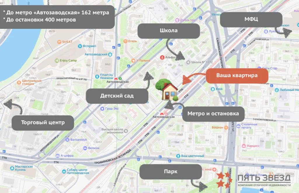 Продам 2-комнатную квартиру в Москве, Кожуховский 1-й проезд, 11