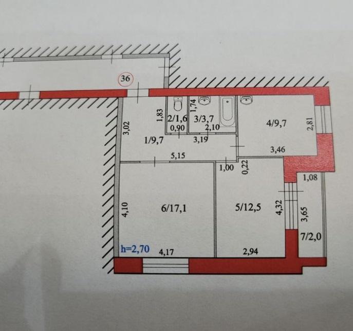 Продам 3-комнатную квартиру в Перми в Индустриальном р-не, Новоплоский, Малая улица, 1