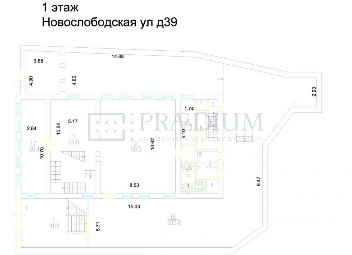 Сдается торговое помещение в Москве, д 39