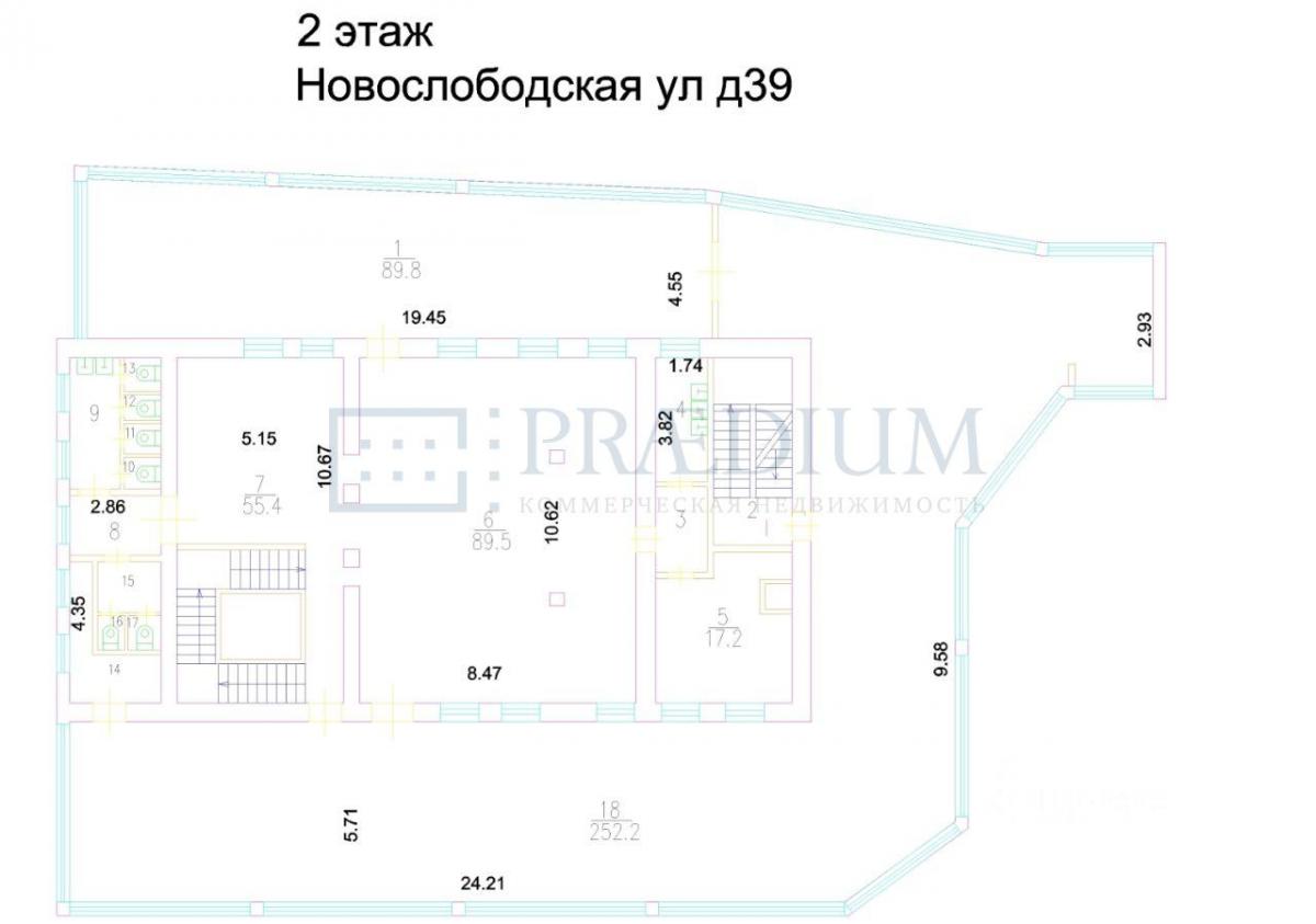 Сдается торговое помещение в Москве, д 39