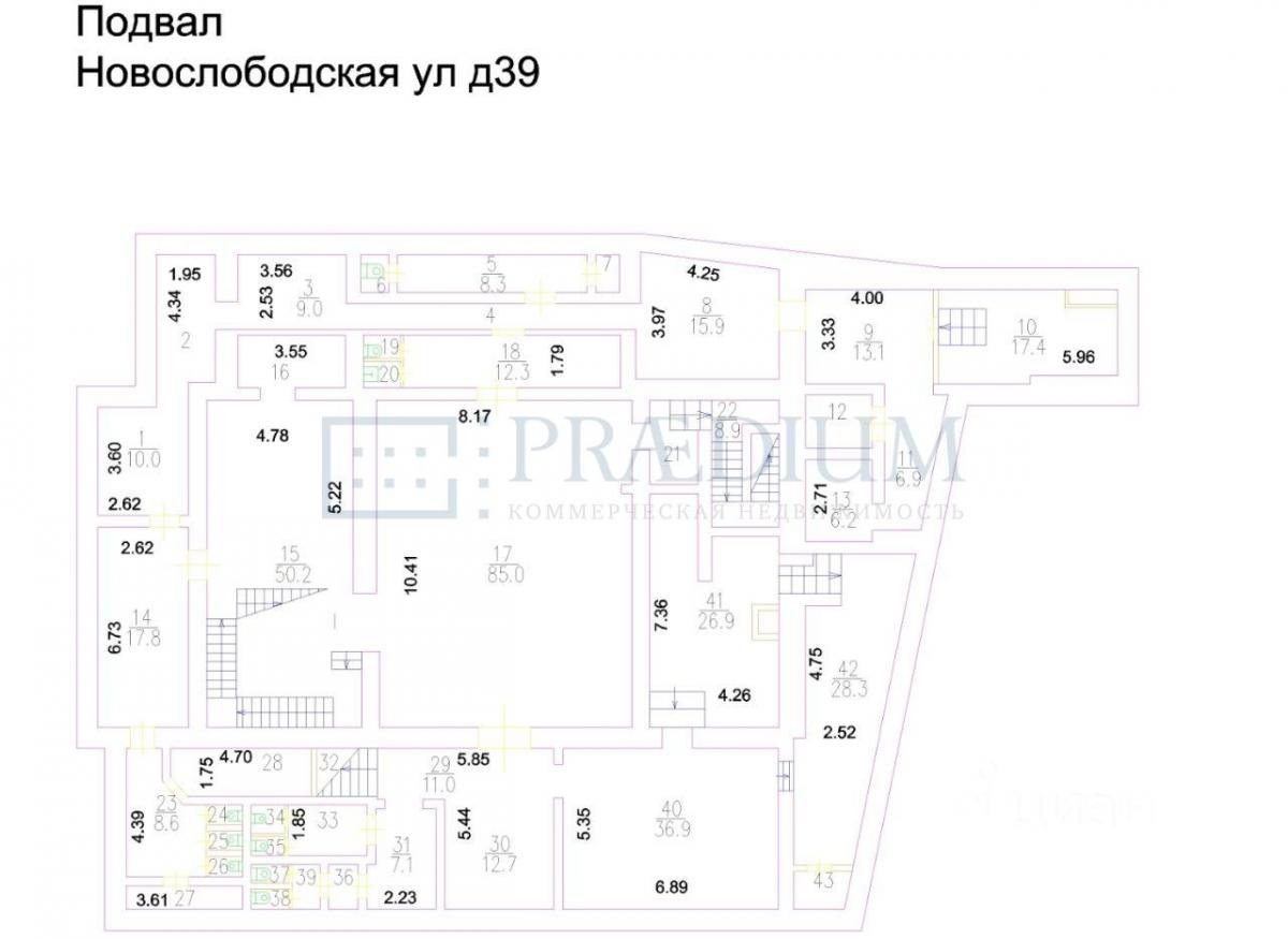 Сдается торговое помещение в Москве, д 39
