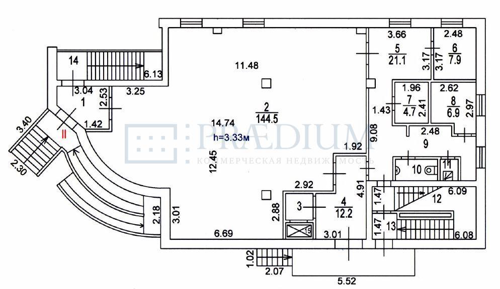 Продам торговое помещение в Москве, Ореховый проезд, д 39А