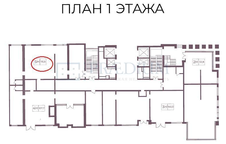Продам торговое помещение в Москве, д 43 к 5