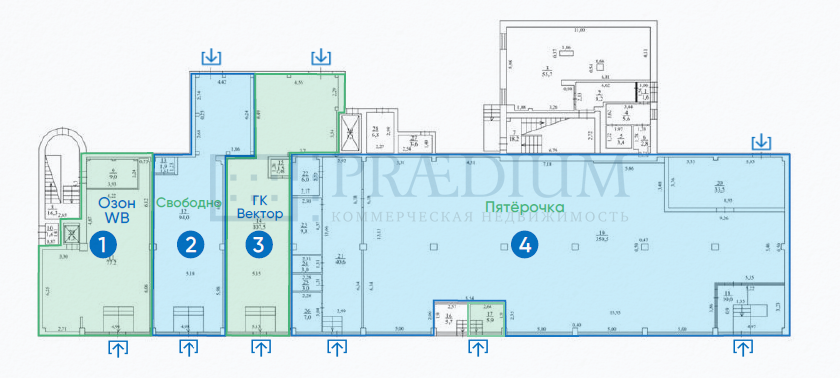 Продам торговое помещение в Москве, д 35 стр 4