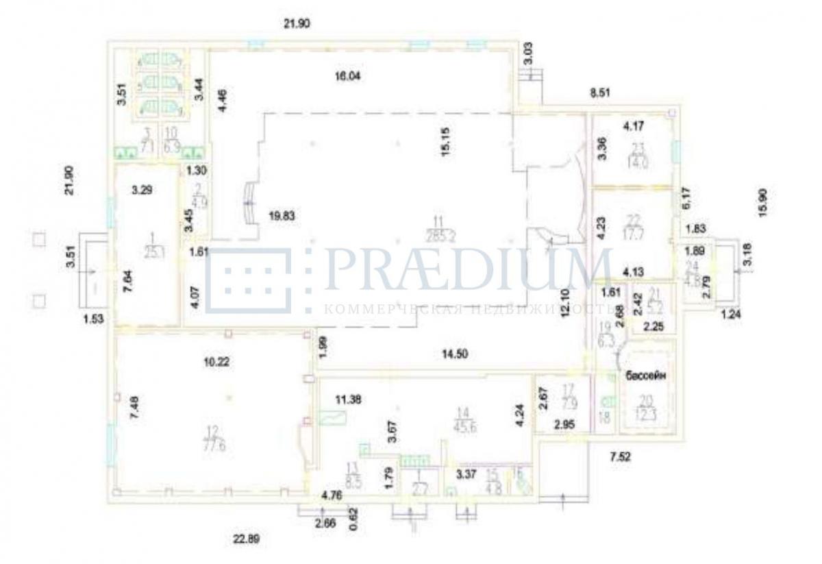 Продам торговое помещение в Москве, д 60А