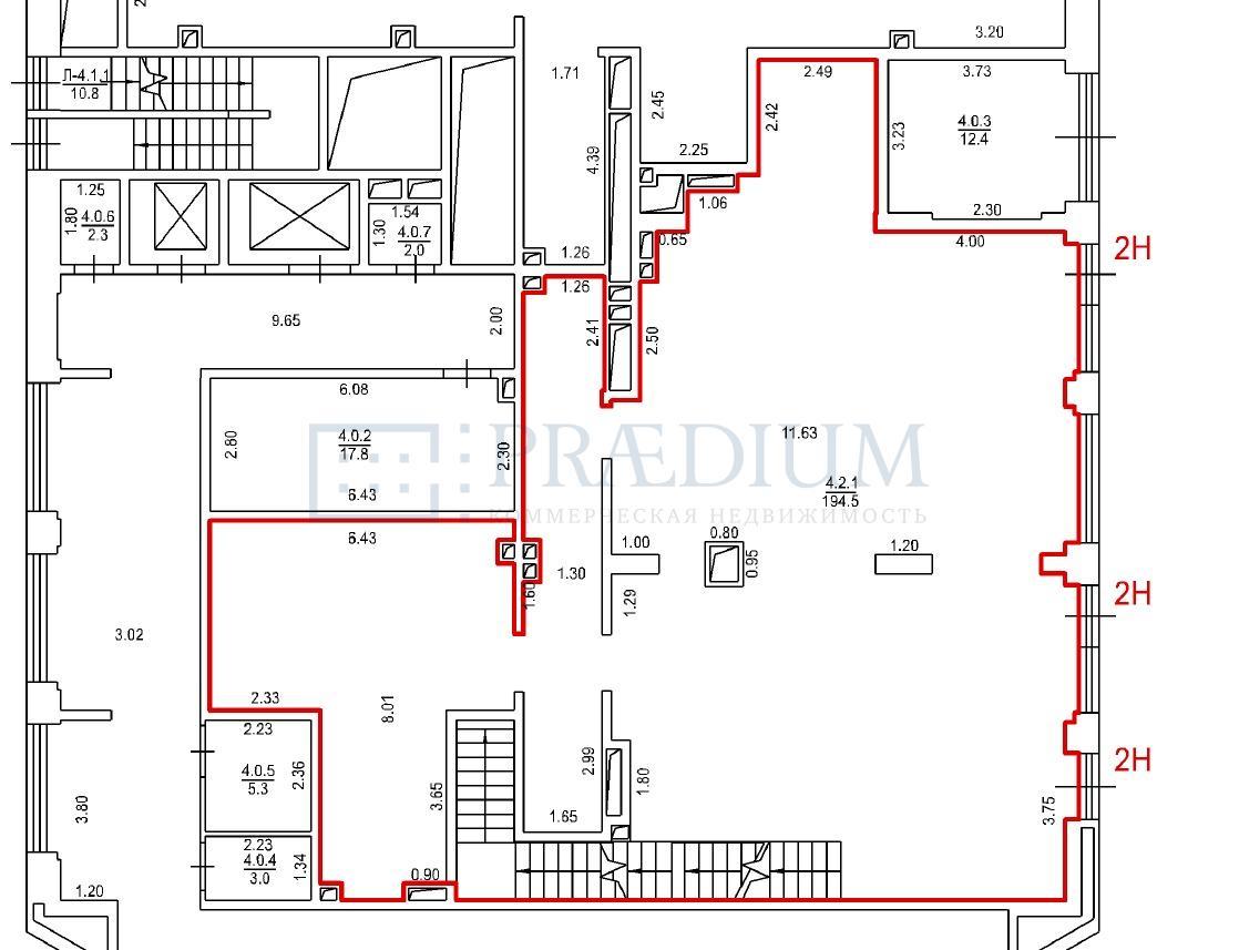 Продам торговое помещение в Москве, д 4 к 1