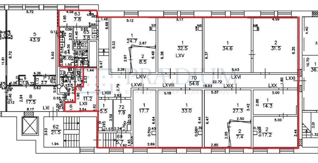 Сдается офис в Москве, д 3 к 1 стр 4