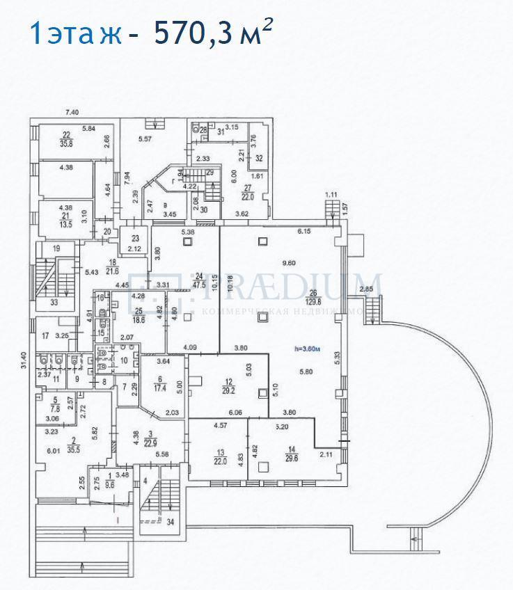 Продам торговое помещение в Москве, д 4А стр 1