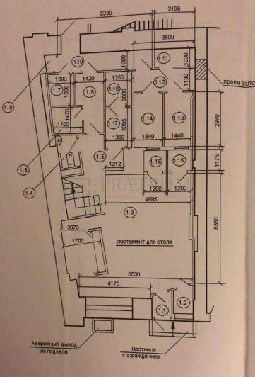 Продам торговое помещение в Москве, д 22 стр 1