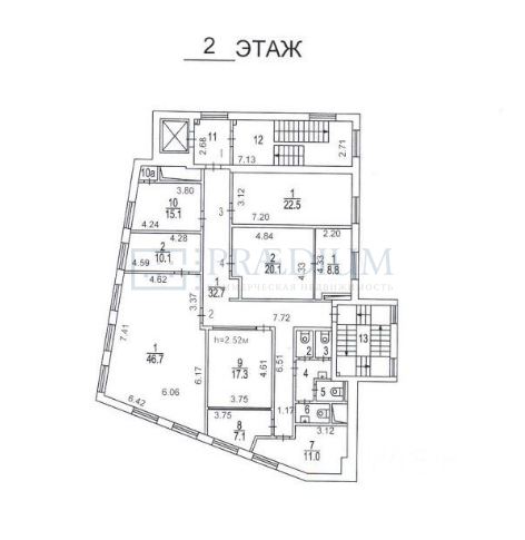 Сдается офис в Москве, д 9/1 стр 6
