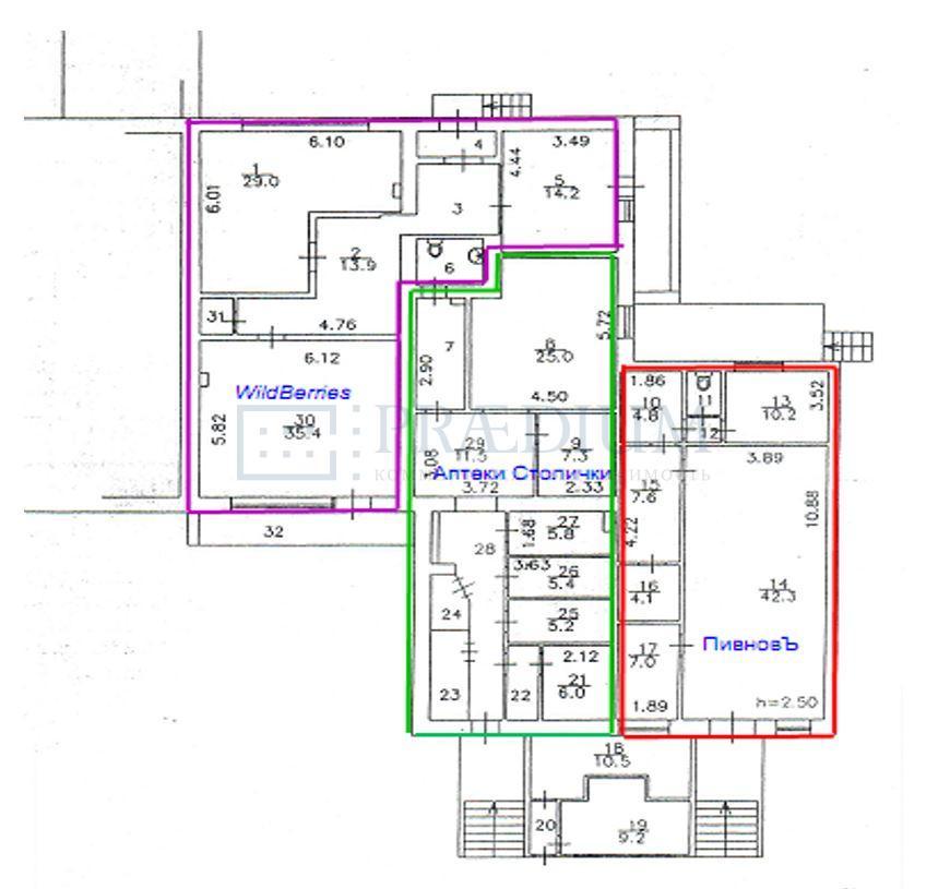 Продам торговое помещение в Москве, д 13