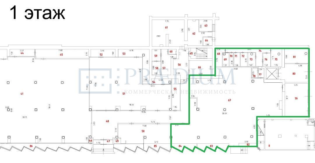Сдается торговое помещение в Москве, д 25-27