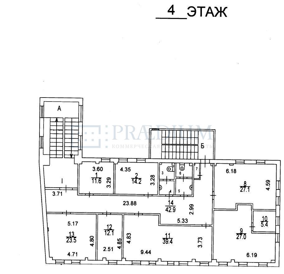Продам офис в Москве, д 10 стр 1