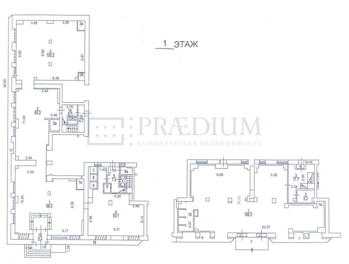 Продам торговое помещение в Москве, д 72