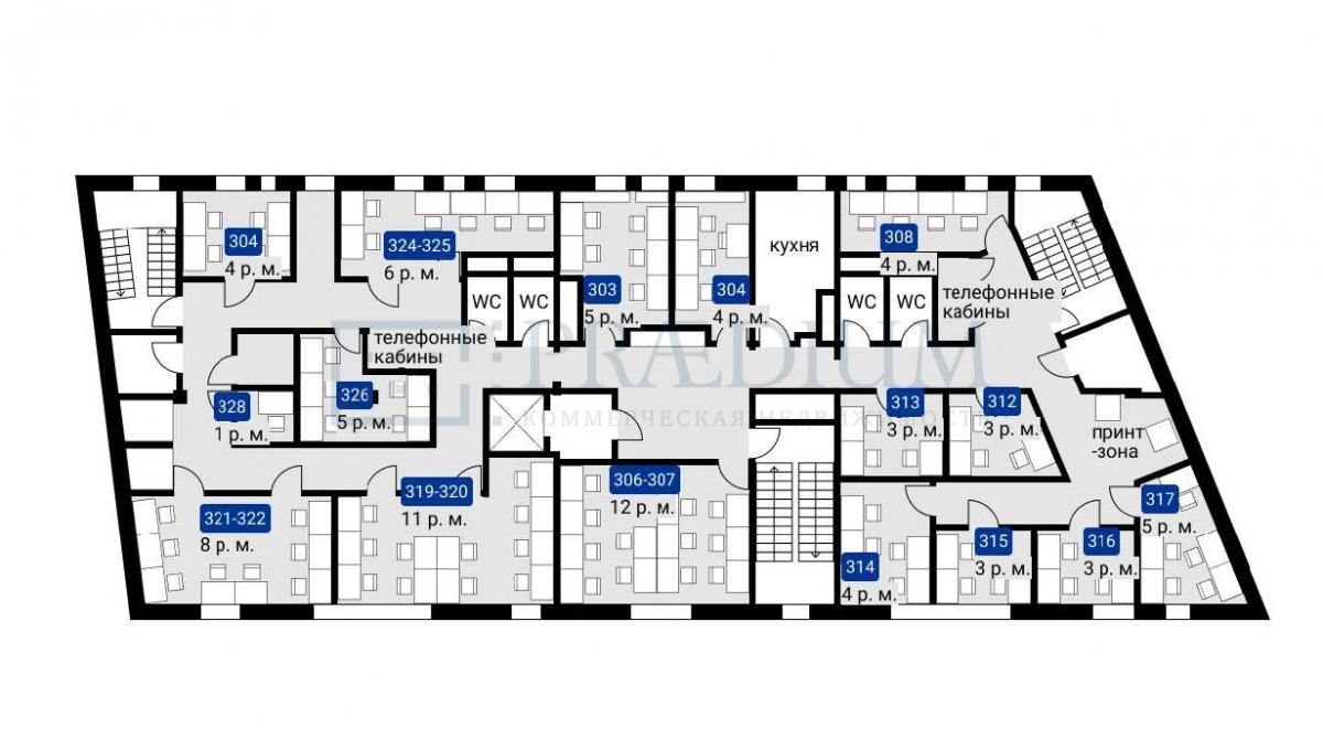 Сдается офис в Москве, д 8