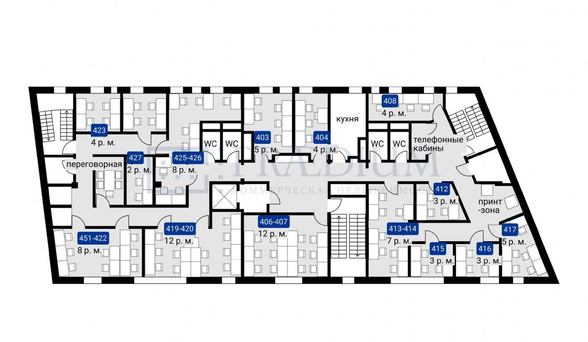 Сдается офис в Москве, д 8