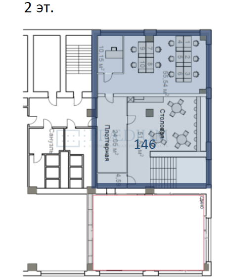 Сдается офис в Москве, д 2Б