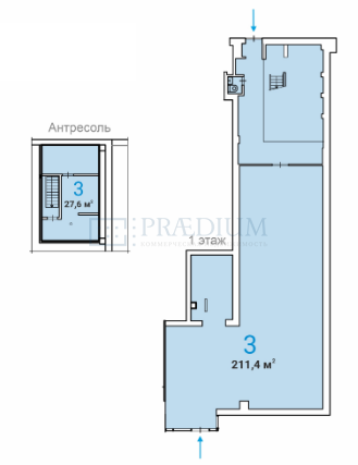 Продам торговое помещение в Москве, д 1 к 1