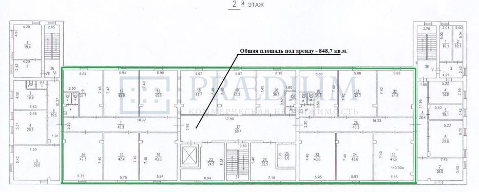 Сдается офис в Москве, д 14/22 стр 1