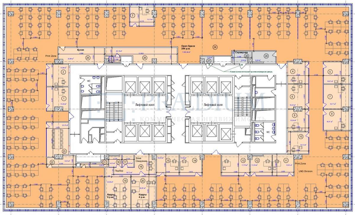 Сдается офис в Москве, д 65 стр 1