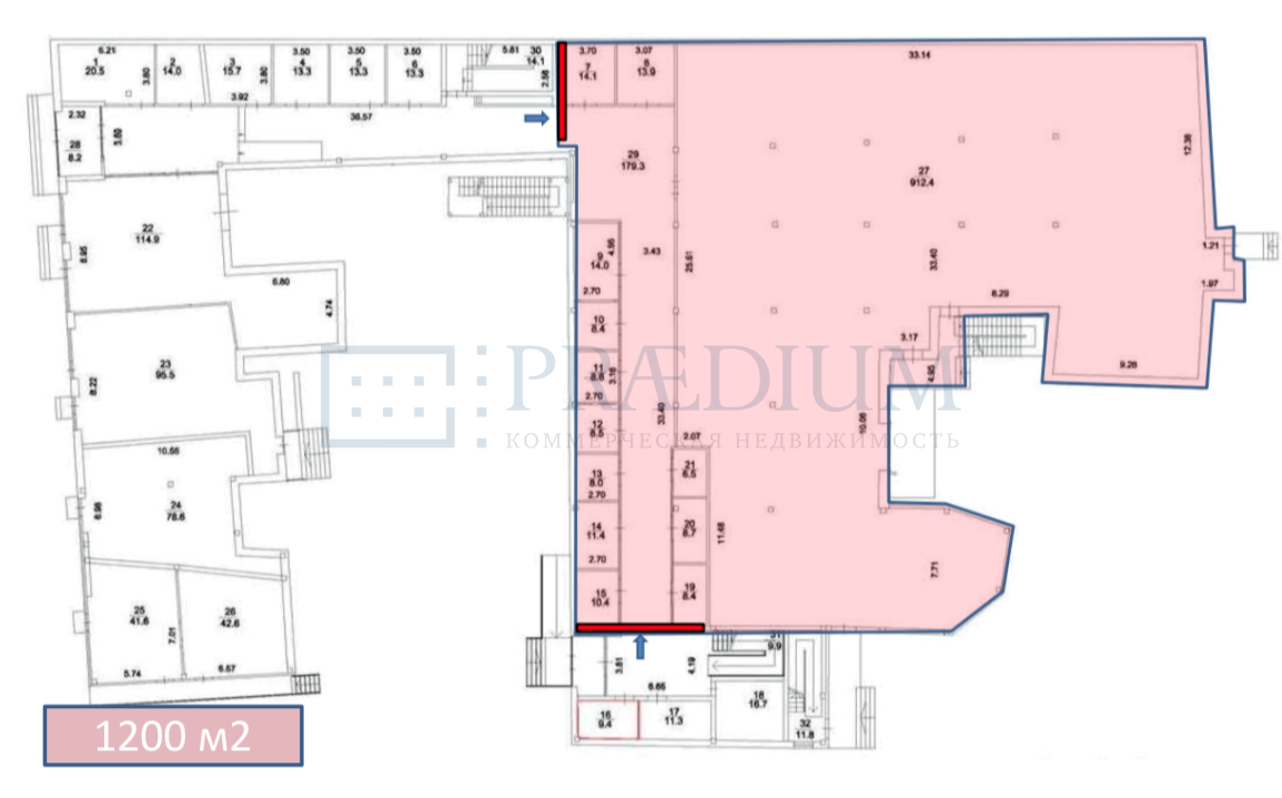 Продам торговое помещение в Москве, д 25 стр 1