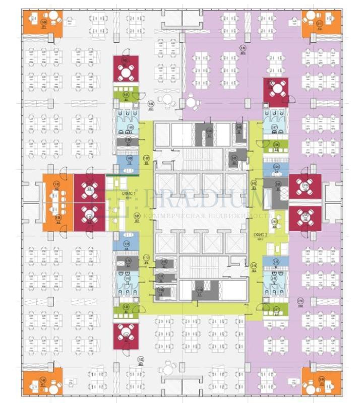 Продам офис в Москве, д 2 к 1