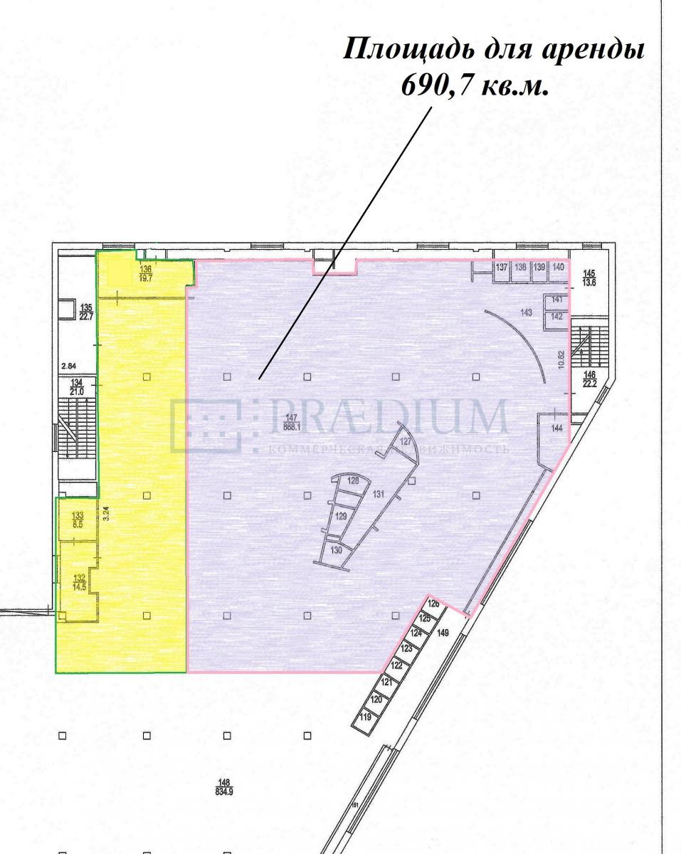 Сдается торговое помещение в Москве, д 8 к 1