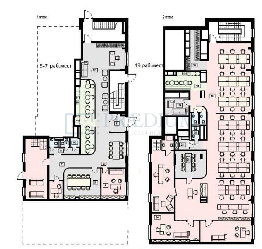 Продам офис в Москве, д 9 к 6