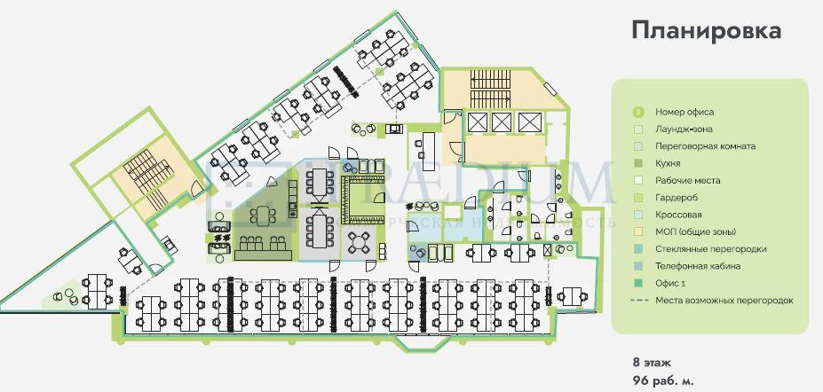 Сдается офис в Москве, д 16