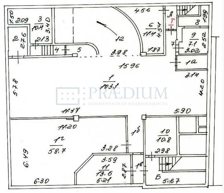 Сдается торговое помещение в Москве, Сретенский тупик, д 4