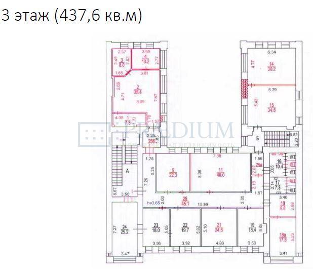 Сдается офис в Москве, д 6 стр 1