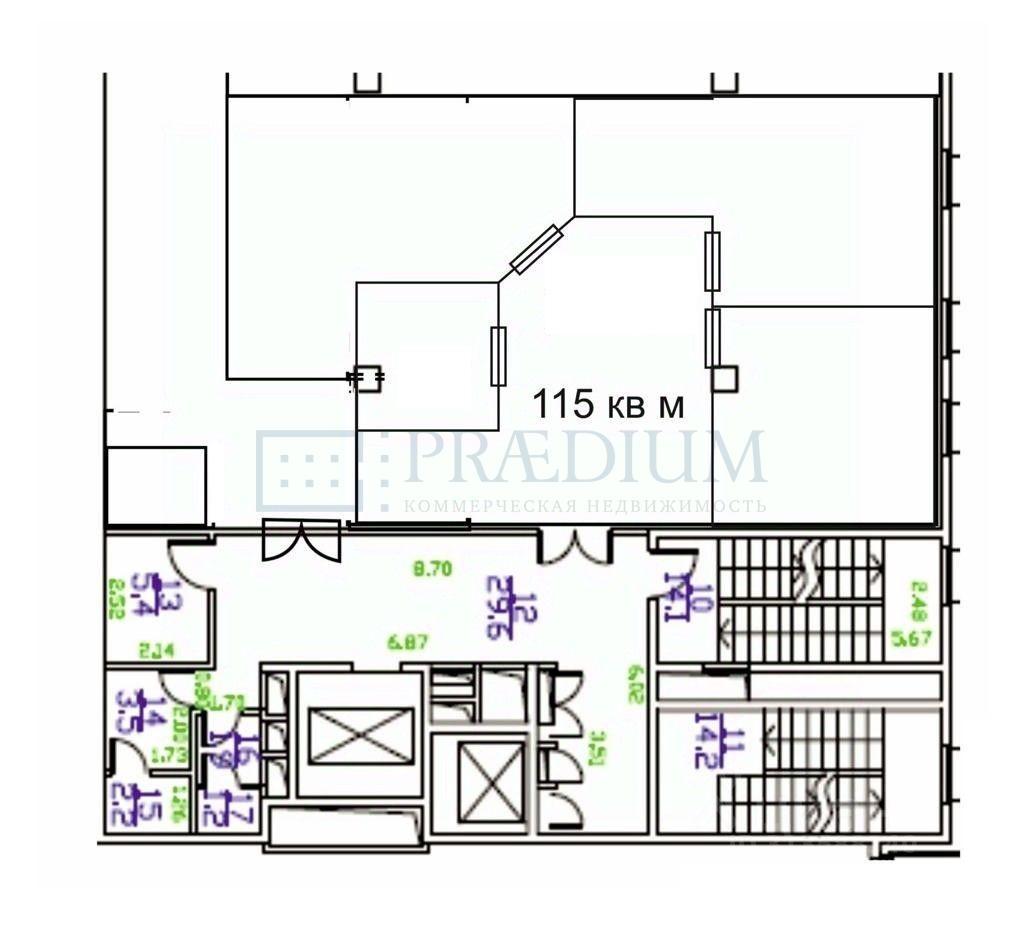 Сдается офис в Москве, д 17