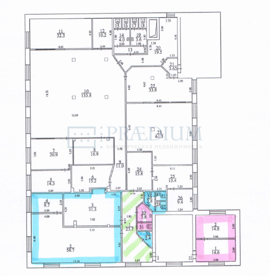 Сдается офис в Москве, д 12 стр 1