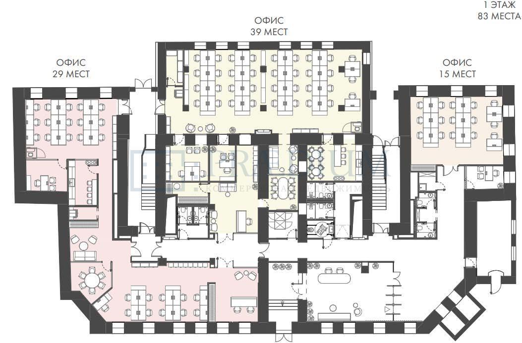 Сдается офис в Москве, д 2/1