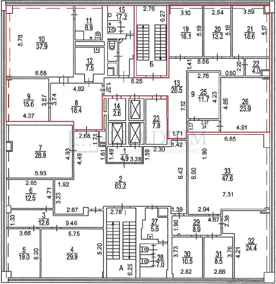 Сдается офис в Москве, д 36 стр 1