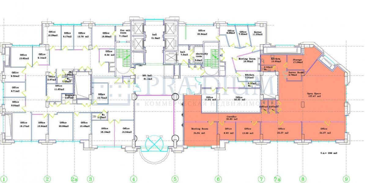 Сдается офис в Москве, д 2 стр 3