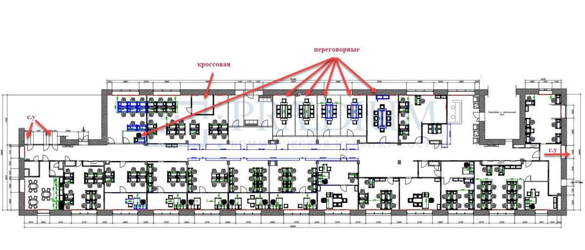 Сдается офис в Москве, Звенигородское шоссе, д 18/20 к 1