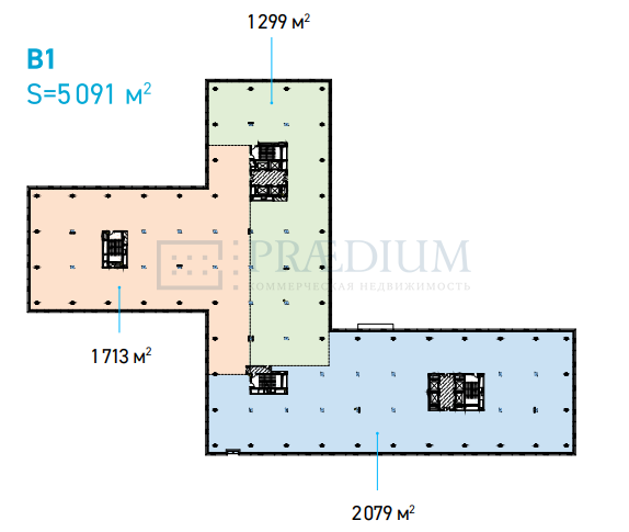 Сдается офис в Москве, д 6А стр 1