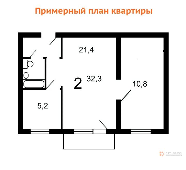 Продам 2-комнатную квартиру в Москве, 11к1