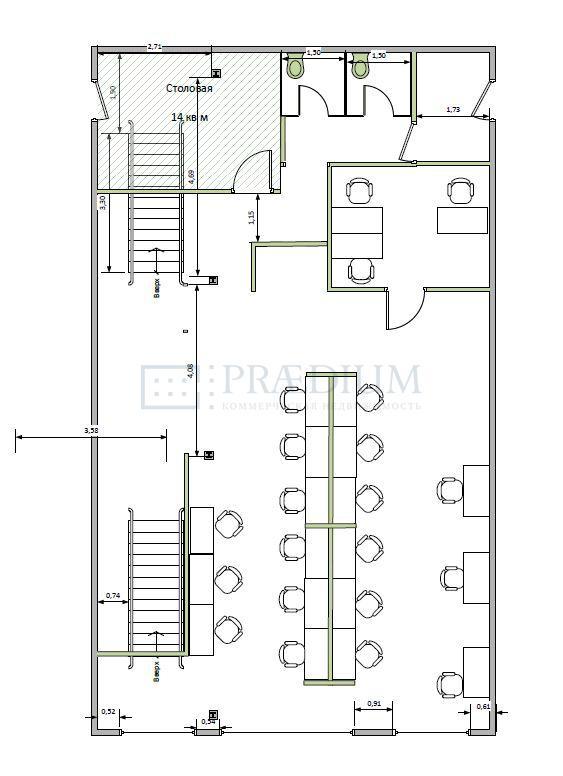 Продам торговое помещение в Москве, д 11 стр 8