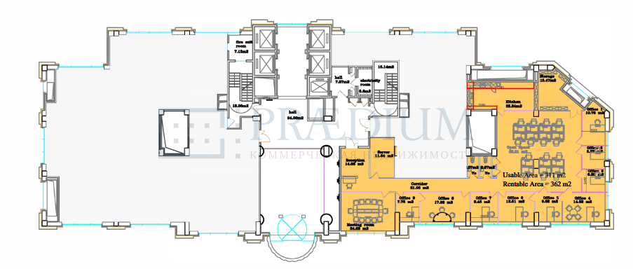 Сдается офис в Москве, д 2 стр 3