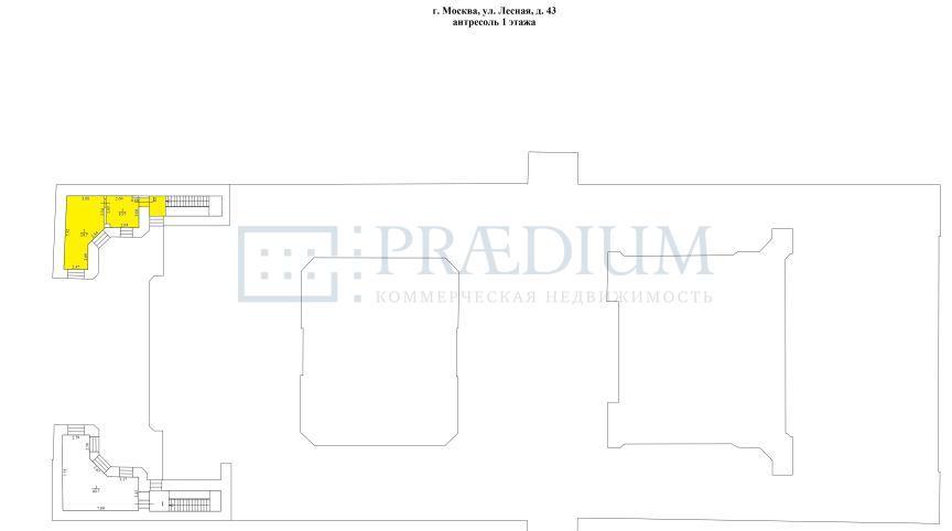 Сдается торговое помещение в Москве, д 43