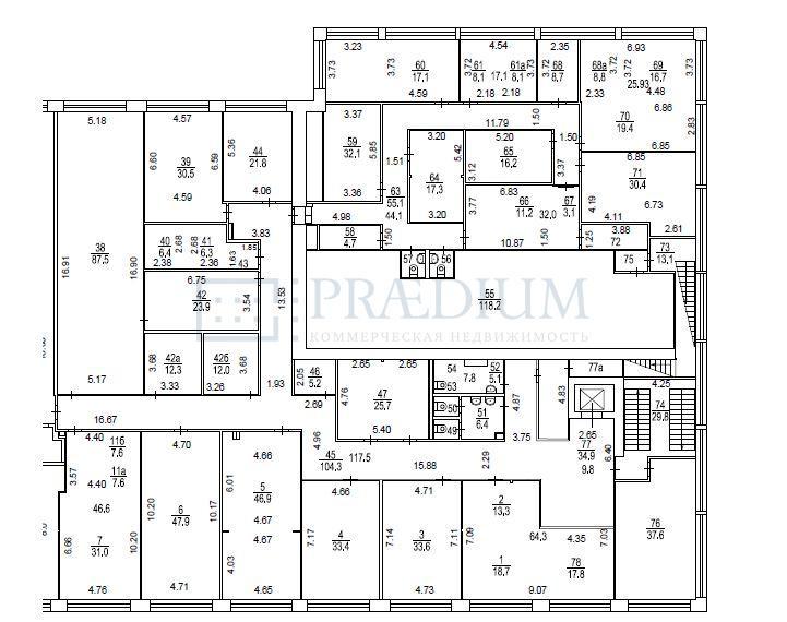 Сдается офис в Москве, д 38А стр 23
