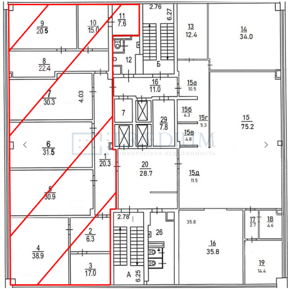 Сдается офис в Москве, д 36 стр 1
