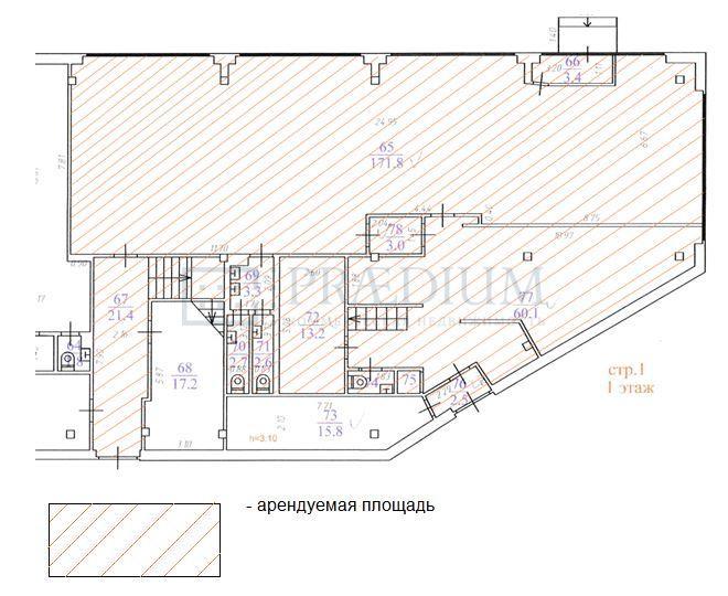 Сдается торговое помещение в Москве, д 19 стр 1