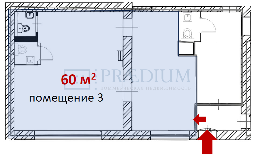 Продам торговое помещение в, д 7-21