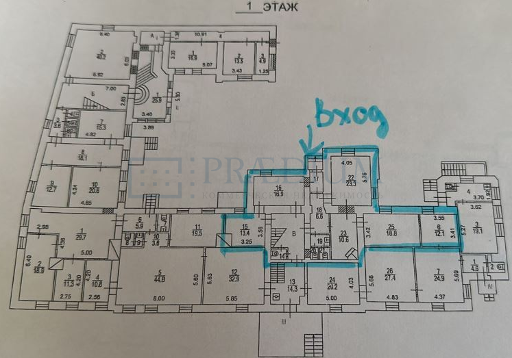 Сдается офис в Москве, д 20А стр 3-6