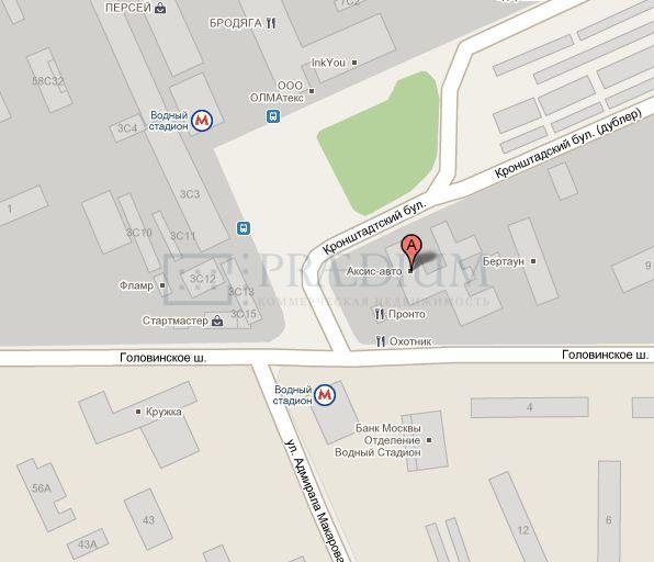 Сдается торговое помещение в Москве, Головинское шоссе, д 1